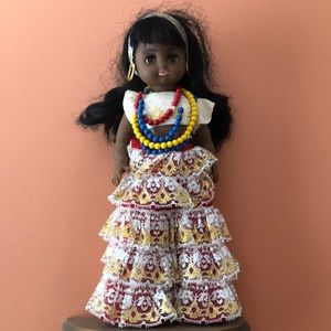 Vintage Afro Caribbean Doll Original Outfit